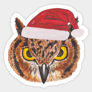 Christmas owl Sticker